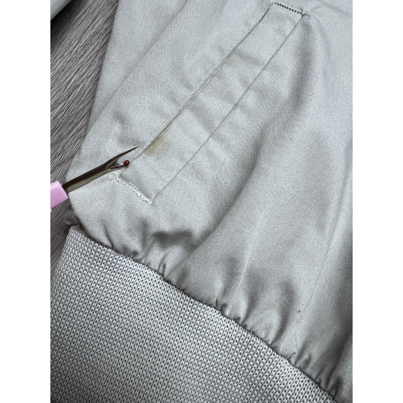 Vtg Lightweight Bomber Jacket Company Employee Technician Size XL Made in USA - Picture 4 of 6